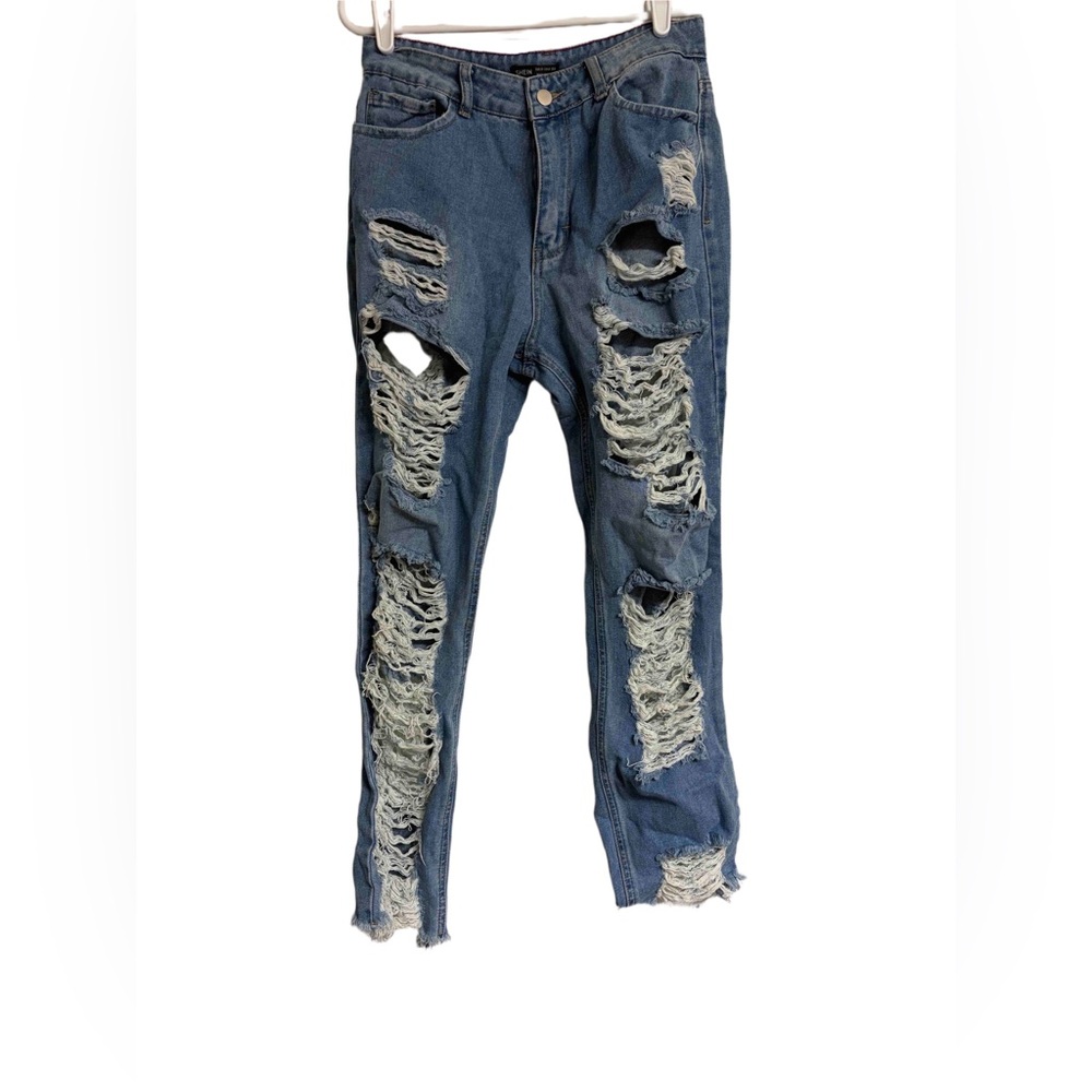 SHEIN Blue Denim Jeans